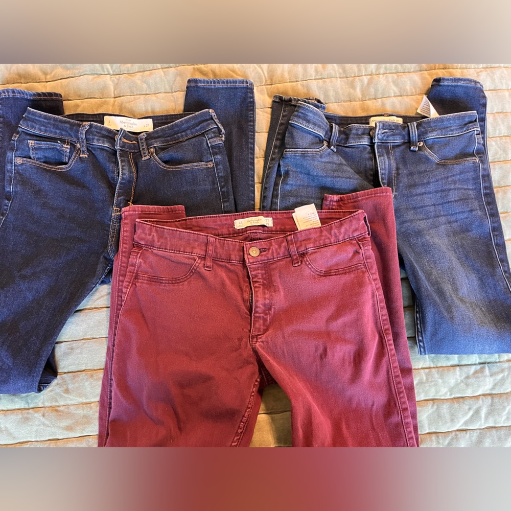 Abercrombie skinny jeans lot